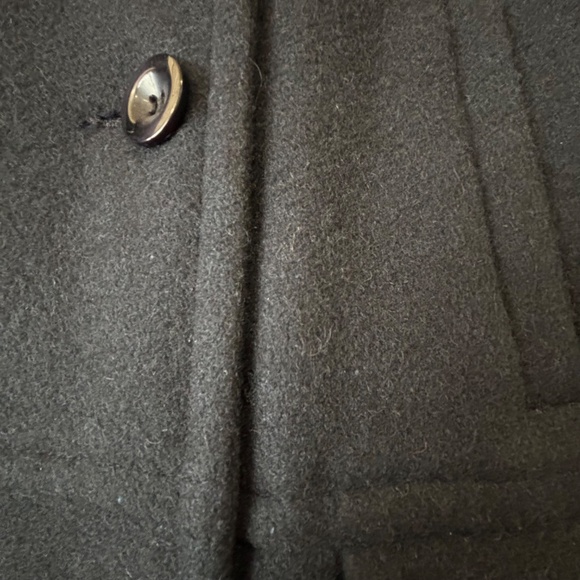 Vintage Gallery by Fennelli navy double breasted pea coat wool blend - Picture 10 of 17